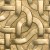 Celtic knot pendant made in natural PU coated brass. Rhombus shaped. Front view.